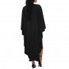 New Sexy Women Mini Wiggle Bodycon Cape Dress Batwing Sleeve Deep V Neck Clubwear Party Dress