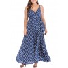 Sexy Women Maxi Dress Dot Print High Split Spaghetti Strap Deep V Neck Sundress Beach Long Dress Red