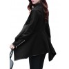 New Fashion Women Asymmetric Coat Thin Jacket Temperament Overcoat Loose Long Outerwear