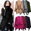 New Fashion Women Asymmetric Coat Thin Jacket Temperament Overcoat Loose Long Outerwear