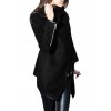 New Fashion Women Asymmetric Coat Thin Jacket Temperament Overcoat Loose Long Outerwear