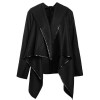 New Fashion Women Asymmetric Coat Thin Jacket Temperament Overcoat Loose Long Outerwear