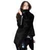 New Fashion Women Asymmetric Coat Thin Jacket Temperament Overcoat Loose Long Outerwear