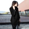 New Fashion Women Asymmetric Coat Thin Jacket Temperament Overcoat Loose Long Outerwear