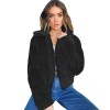 Women Winter Fleece Coat Cashmere Loose Thick Warm Cardigan Jacket Outerwear Overcoat