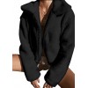 Women Winter Fleece Coat Cashmere Loose Thick Warm Cardigan Jacket Outerwear Overcoat