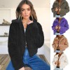 Women Winter Fleece Coat Cashmere Loose Thick Warm Cardigan Jacket Outerwear Overcoat