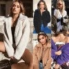 Women Winter Fleece Coat Cashmere Loose Thick Warm Cardigan Jacket Outerwear Overcoat