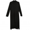 Fashion Women Outerwear Drape Waterfall Open Front Long Length Cardigan Coat