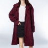 Women Oversized Corduroy Coat Turn Down Collar Button Down Side Pockets Winter Warm Plus Size Jacket Outwear