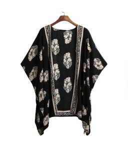 New Women Summer Kimono Cardigan Bikini Cover Up Floral Beach Robe Kaftan Boho Blouse Top Beachwear