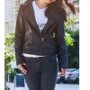 Fashion Women Autumn PU Leather Jacket Rivet Motorcycle Biker Zip Coat Faux Leather Street Jaqueta Outerwear