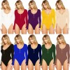 Women Long Sleeve Playsuit Rompers Solid Bodysuits Skinny Jumpsuits Night Clubbing Bodycon Overalls