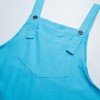 Vintage Women Cotton Linen Wide Leg Jumpsuit Plus Size Sleeveless Pockets Romper Full Length Pure Color Overalls