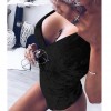 New Sexy Women Velvet Backless Bodysuit Jumpsuit V-Neck Strap Solid Beach One Piece Short Rompers