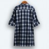 New Autumn Women Oversized Plaid Tartan Shirt Buttons Pocket Turn-down Collar Long Sleeve Baggy Check Blouse Tee Shirt