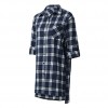 New Autumn Women Oversized Plaid Tartan Shirt Buttons Pocket Turn-down Collar Long Sleeve Baggy Check Blouse Tee Shirt