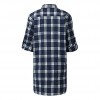 New Autumn Women Oversized Plaid Tartan Shirt Buttons Pocket Turn-down Collar Long Sleeve Baggy Check Blouse Tee Shirt