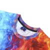 Fashion Summer Loose 3D Short Sleeve T-shirt Vivid Printing for Men and Women