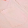 New Fashion Women Loose Shirt Solid Turn-Down Collar Long Sleeve Pocket Casual Blouse Tops White/Pink