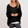 New Fashion Women Blouses O neck Batwing Long Sleeve Irregular Hem Casual Loose Solid Shirts Top 9 Colors