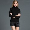 Fashion Winter Women Sweater Knitwear Turtle Neck Long Sleeves