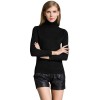 Fashion Winter Women Sweater Knitwear Turtle Neck Long Sleeves