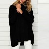 Autumn Women Loose Blouse Solid O-Neck Batwing Long Sleeves Casual Soft Top Pullover