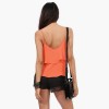 Sexy Spaghetti Strap Ruffle Tank Top Chiffon Camisole