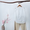 Fashion Women Irregular Blouse Plus Size Tank Tops Casual Cotton Linen Sleeveless Solid Summer Tee Tunic Basic Tops Khaki/White