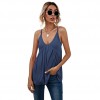 Women Camisole Loose V Neck Strappy Sleeveless Tank-Tops Solid Vest Shirt Spring Summer Beach