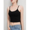 Women Modal Camisole Solid Color Adjustabl Strap Pad Wireless Slim Crop Top Yoga Vest