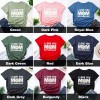 Women T-shirt Mother's Day I LOVE YOU MOM BEST MOM EVER Letters Print Short Sleeve Loose Casual Tops