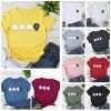 Women T-shirt Cute Sheep Print Short Sleeve O Neck Plus Size Casual Tops S-5XL