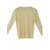 New Women Loose Knitted Sweater Elbow Heart Patch Solid Long Sleeve Casual Knit Pullover Jumper