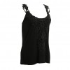 New Women Elastic Tank Tops O-Neck Lace Crochet Vest Slim Bodycon Sexy Summer Camis White/Black